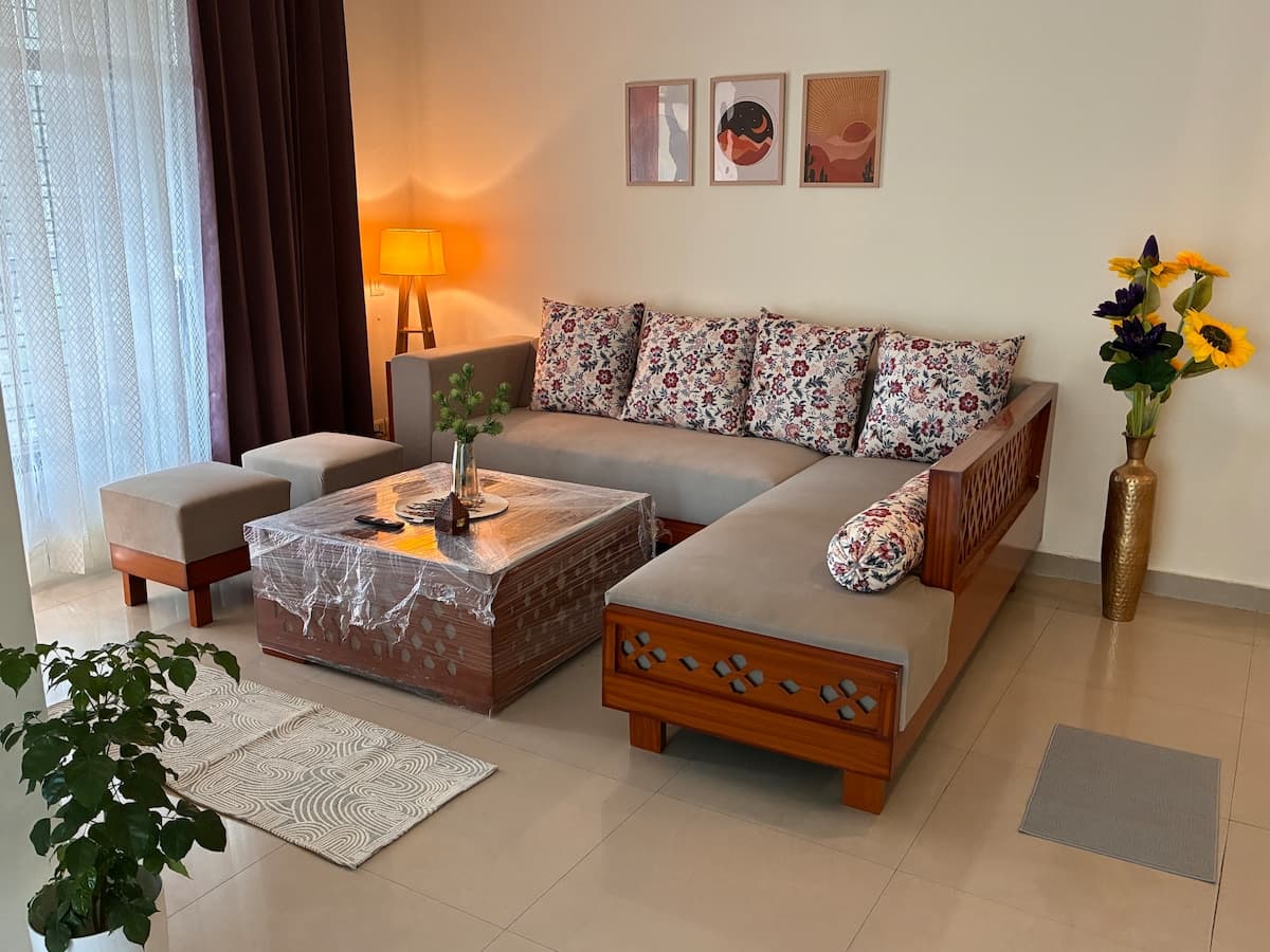 Peaceful 3BHK | 150m from Medanta | Gated Society